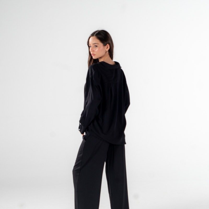 Oversized Shirt Black — photo 3
