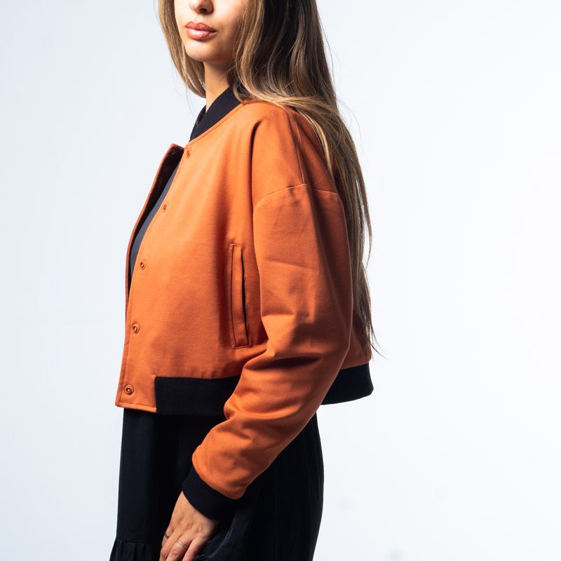 Bomber Jacket Women Terracotta — photo 4