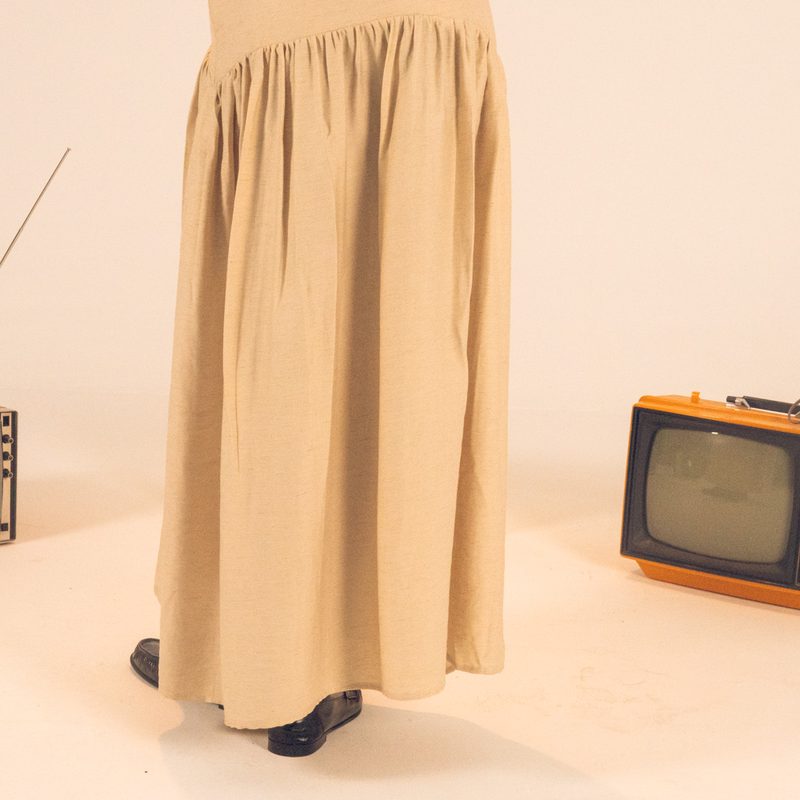 Flowy Skirt Beige — photo 3