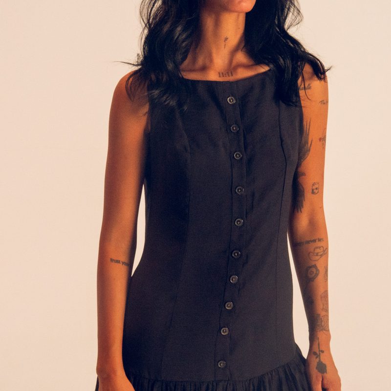Lyra Dress Black — photo 5