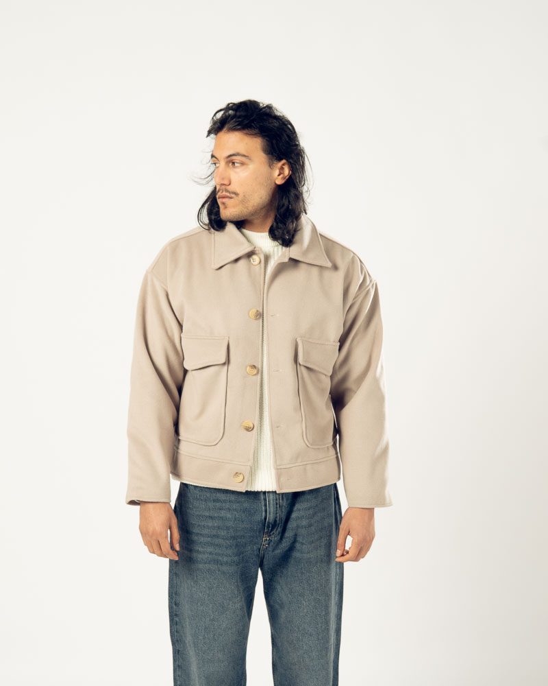 Faux Cashmere Jacket Grey — photo 2