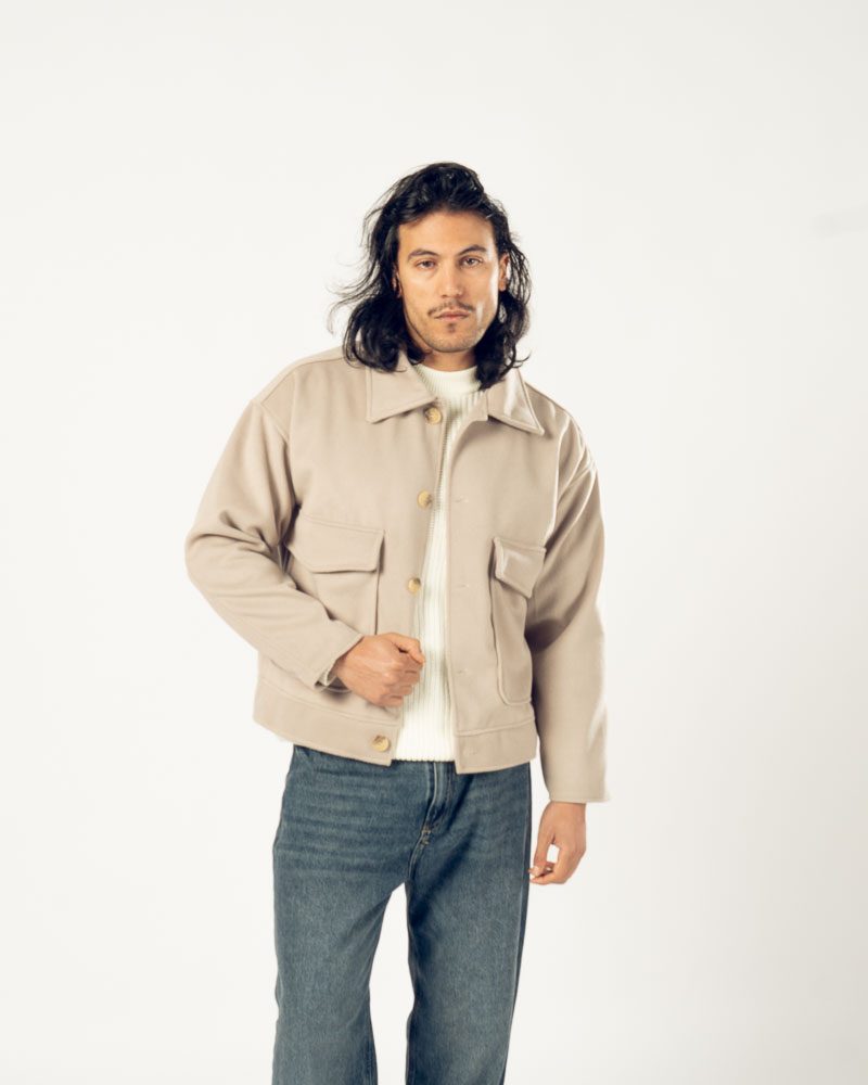 Faux Cashmere Jacket Grey — photo 3