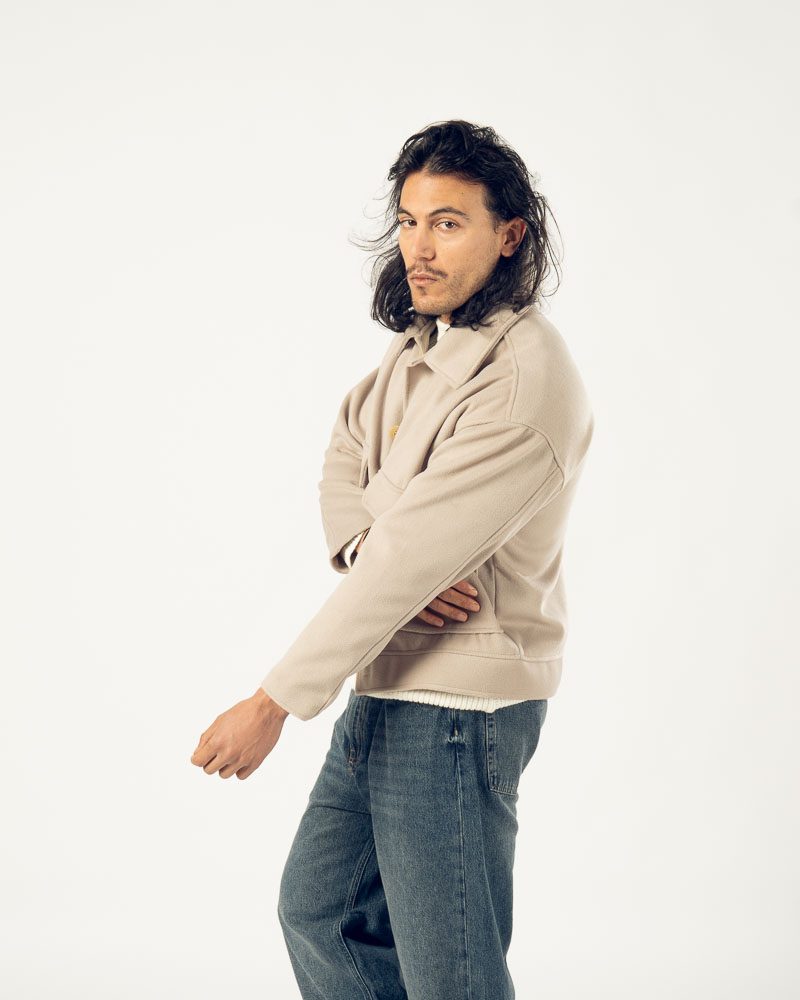 Faux Cashmere Jacket Grey — photo 4