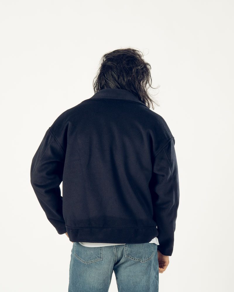 Faux Cashmere Jacket Navy — photo 4
