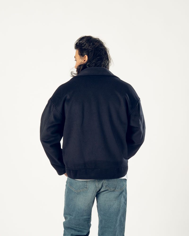 Faux Cashmere Jacket Navy — photo 5