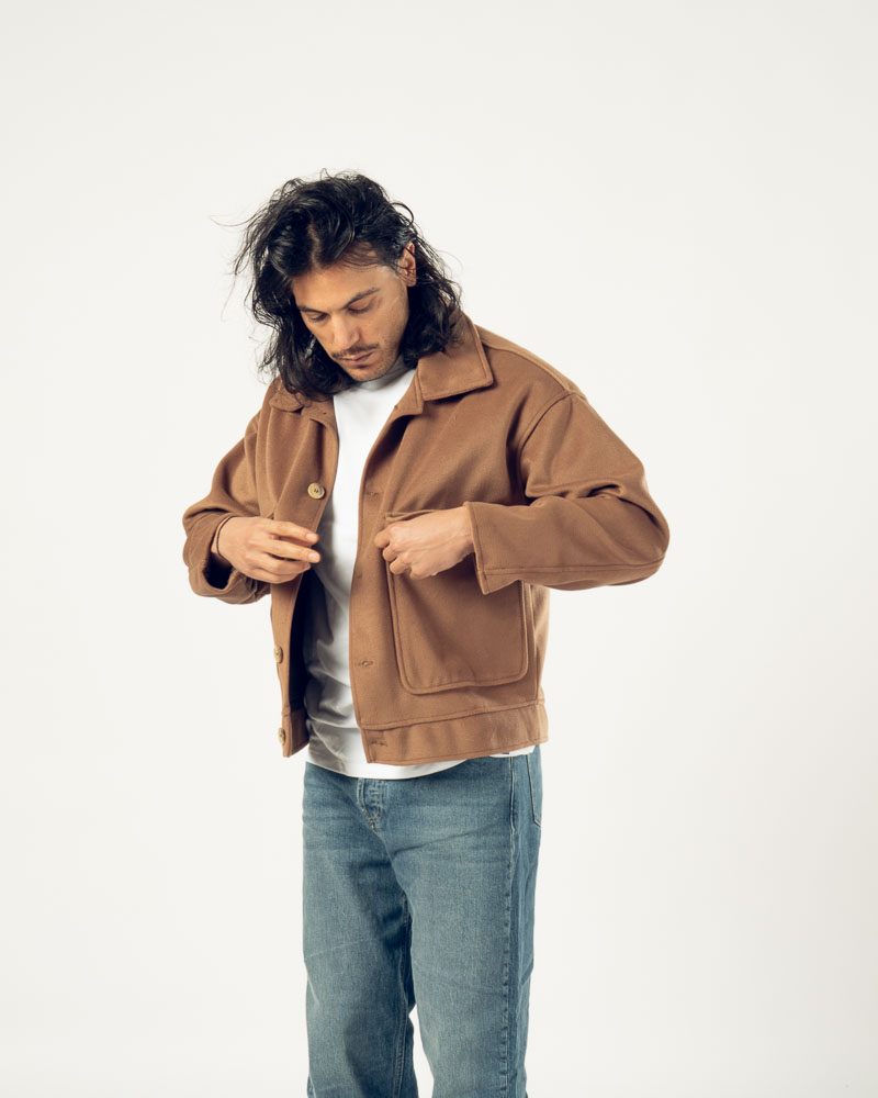 Faux Cashmere Jacket Brown — photo 6