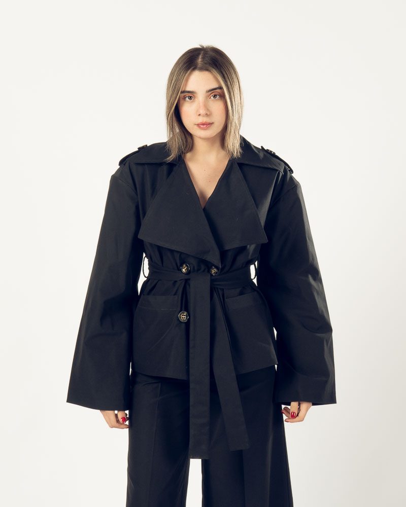 Majesty Trench Jacket Black — photo 2