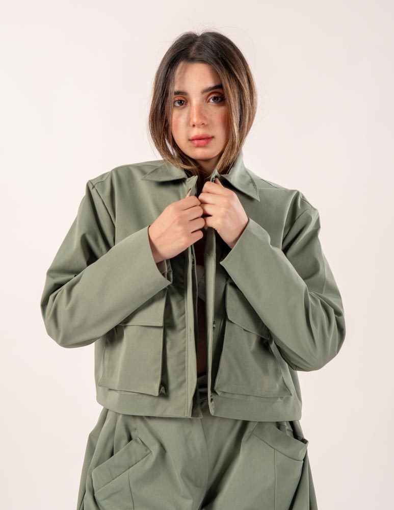 Worker Jacket Kaki — photo 6
