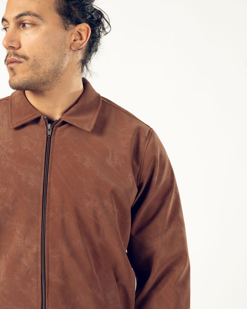 Suede Jacket Brown — photo 6