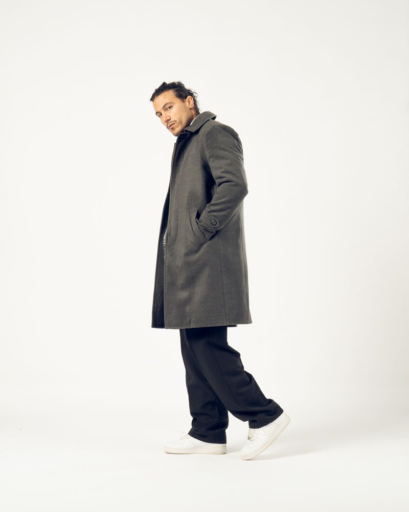 Regular Fit Coat Grey — photo 5