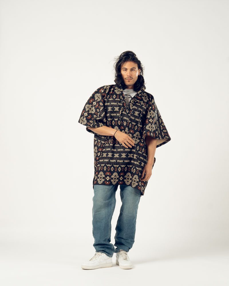 Ethnic Poncho Black — photo 4