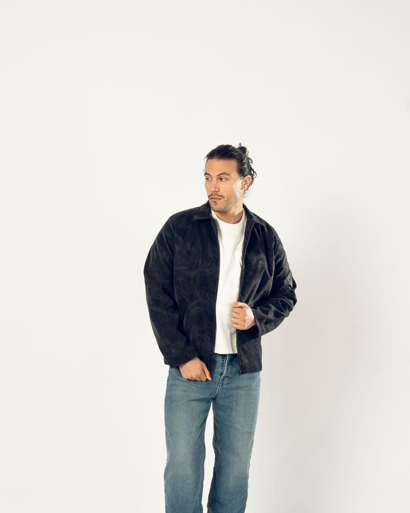 Suede Jacket Black — photo 2