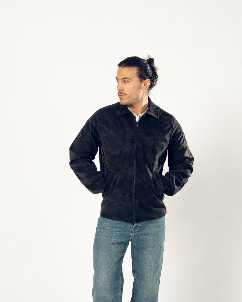 Suede Jacket Black — photo 6