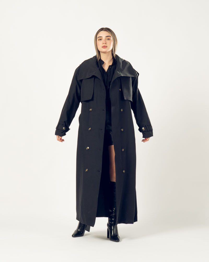 Highline Trench Coat Black — photo 3