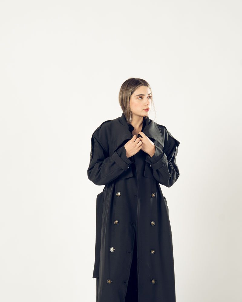 Highline Trench Coat Black — photo 6