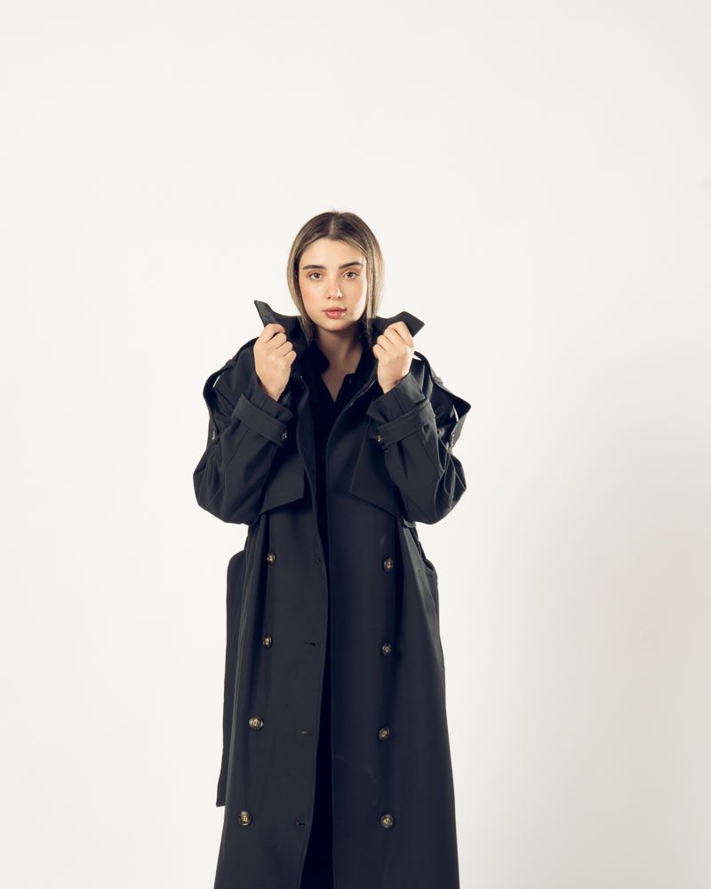 Highline Trench Coat Black — photo 7