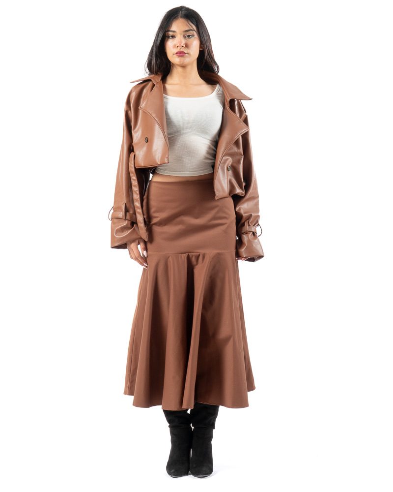 Spanish Midi Skirt Brown — photo 2