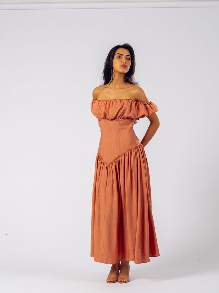 Orion Dress Terracotta — photo 4