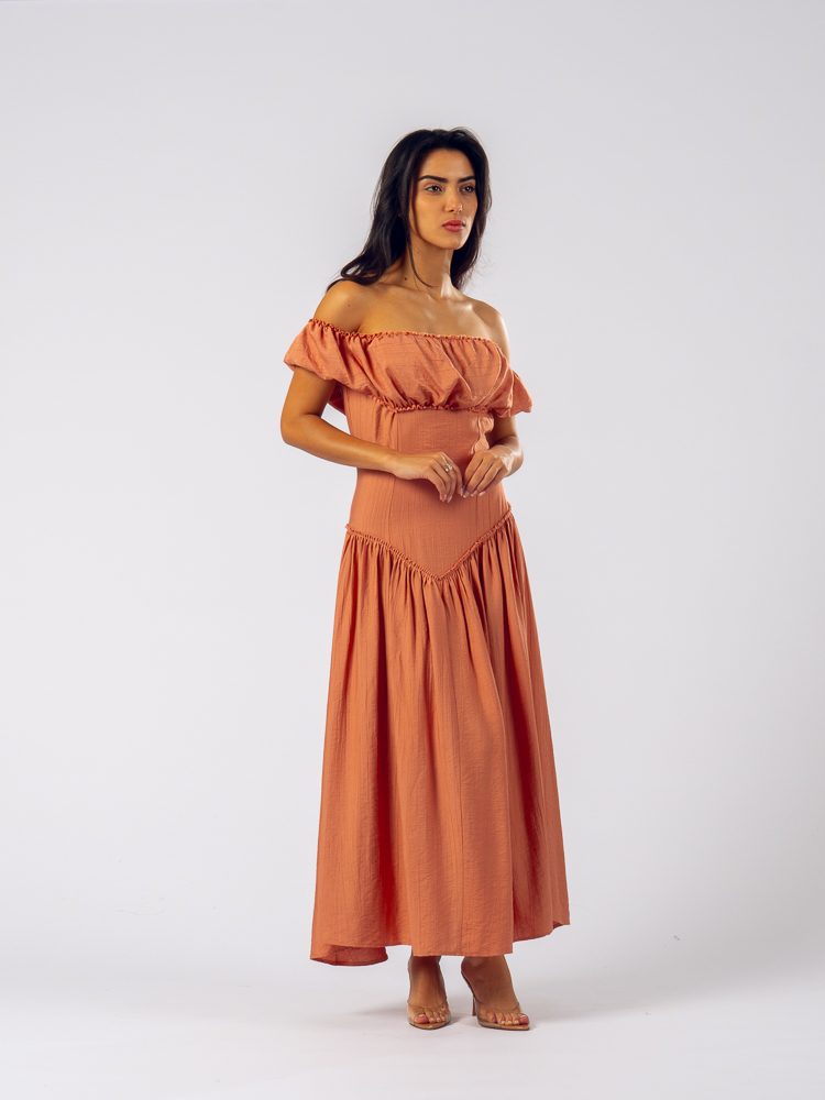 Orion Dress Terracotta — photo 5