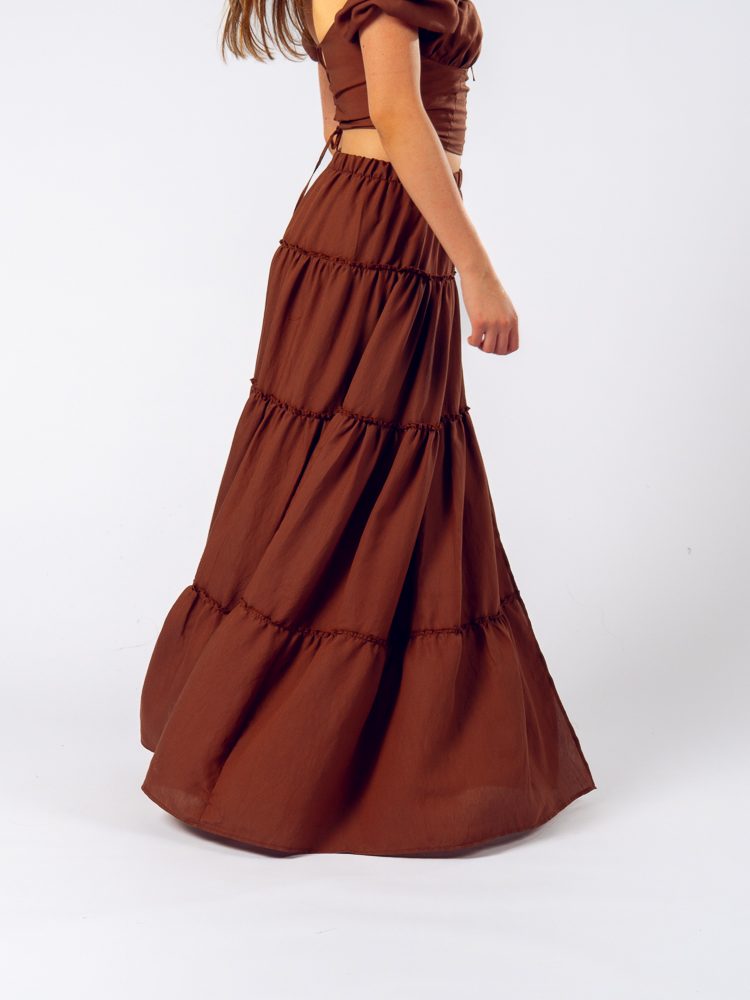 Sicily Skirt Brown — photo 2