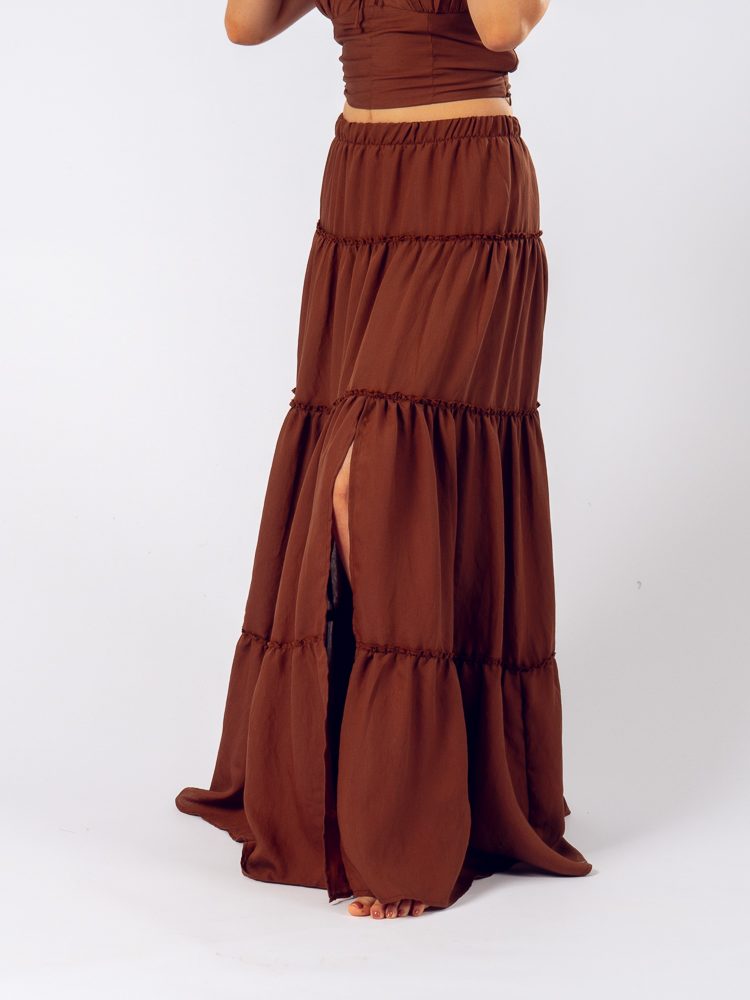 Sicily Skirt Brown — photo 3
