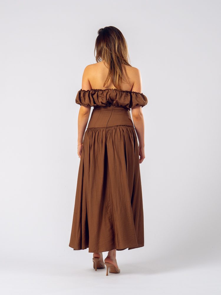 Orion Dress Brown — photo 2