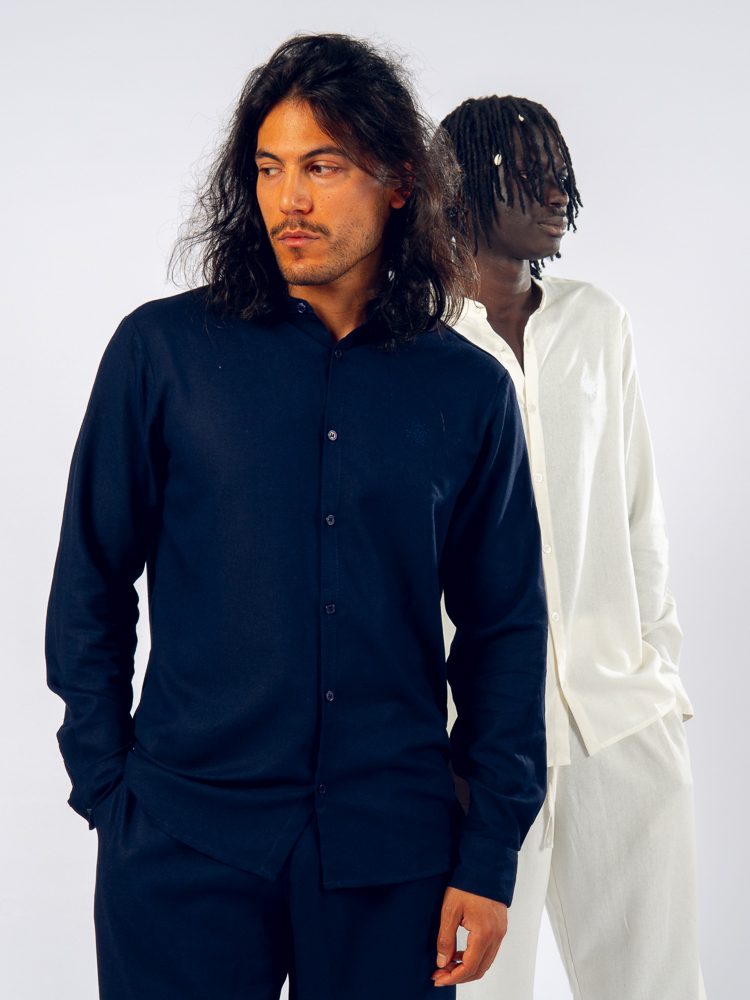 Linen Shirt Denim — photo 2
