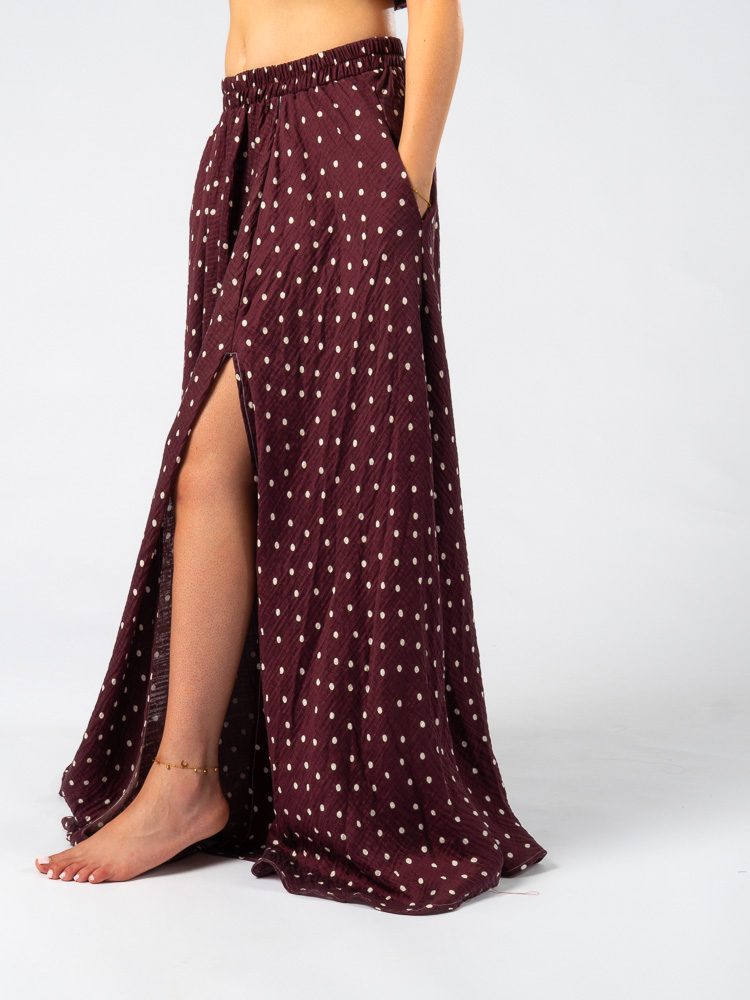 Palawan Skirt Polka Dots Purple — photo 5