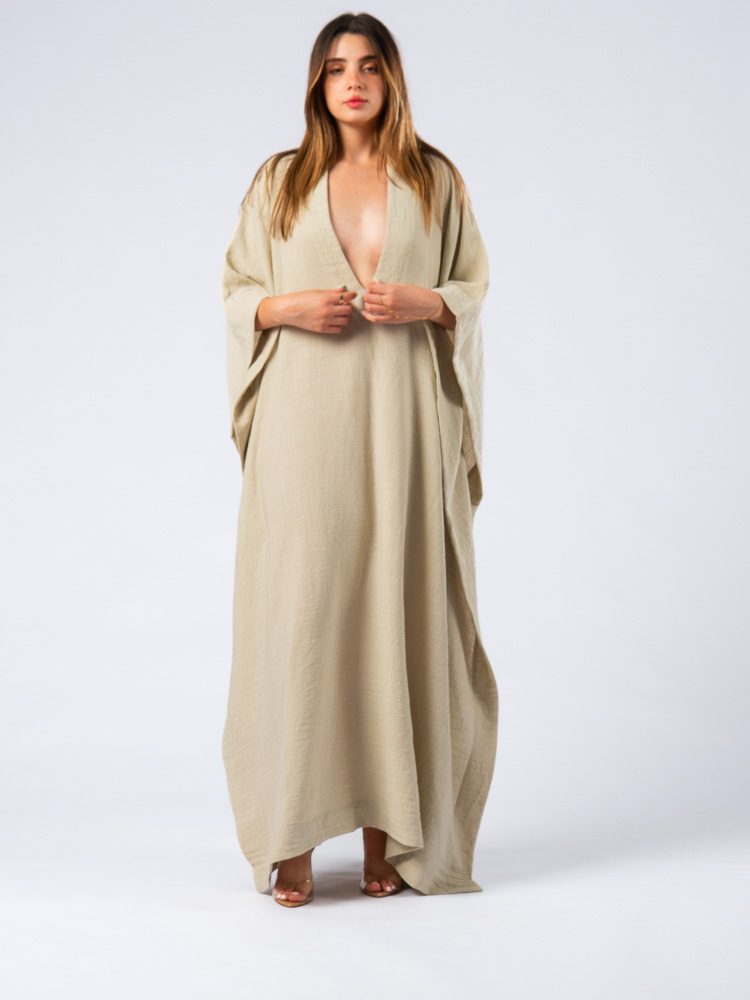 Aura Dress Beige — photo 6