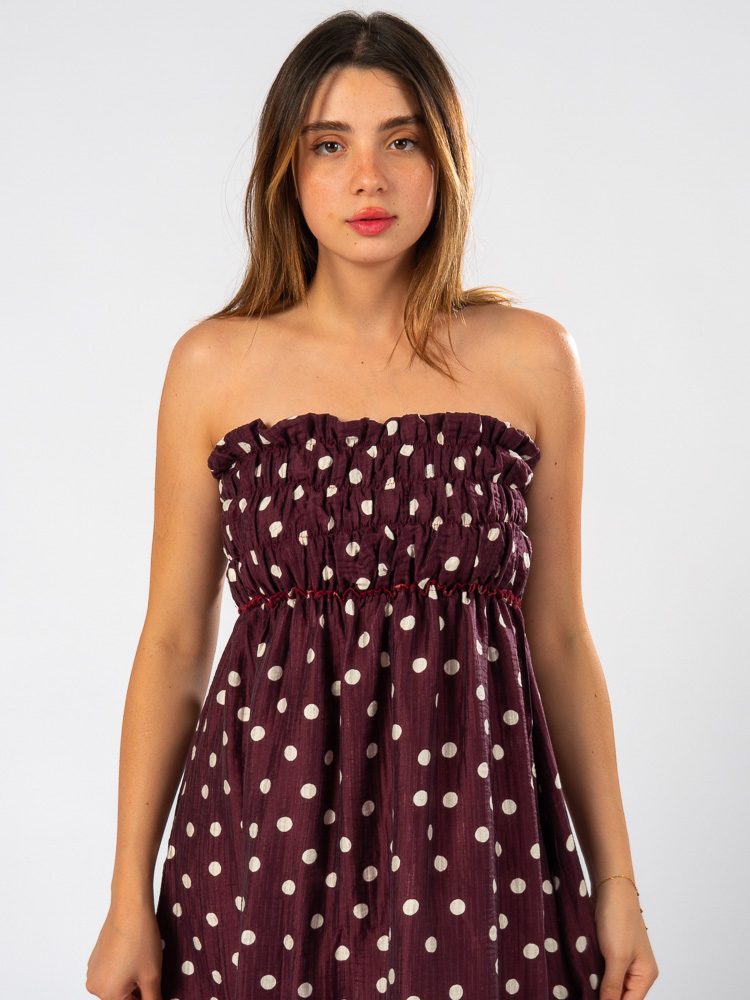 Java Dress Polka Dots Purple — photo 4
