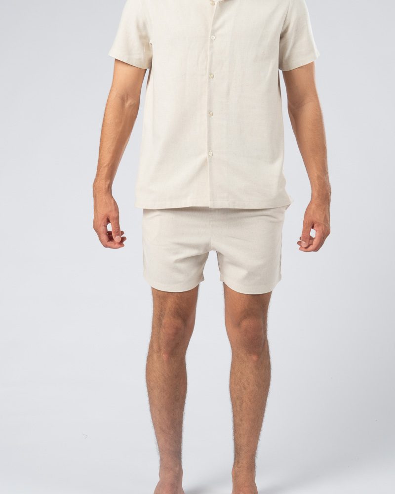 Groovy Linen Short Beige — photo 5