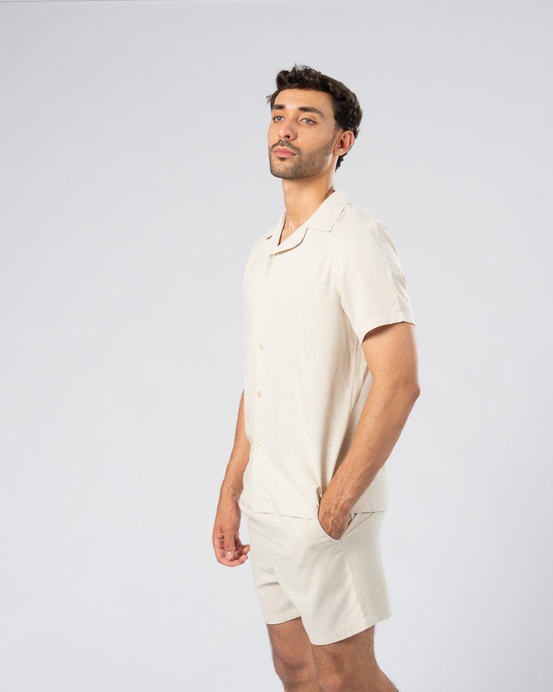 Groovy Linen Shirt Beige — photo 3