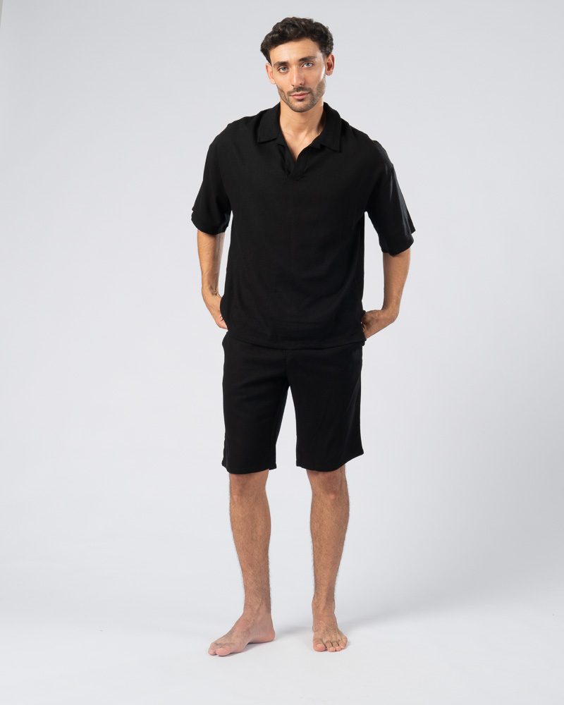 Large Linen Short Black — photo 5