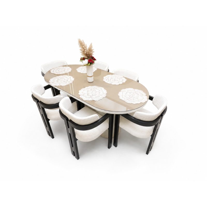 Table PHENIX avec 6 chaises — photo 2