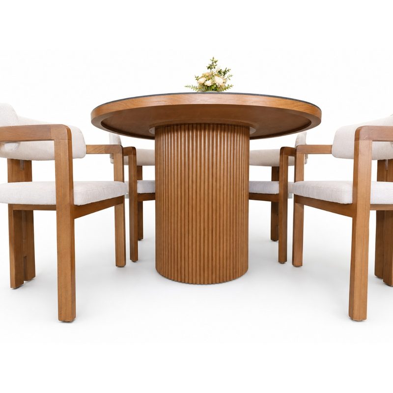 Table PHENIX avec 4Chaises — photo 3