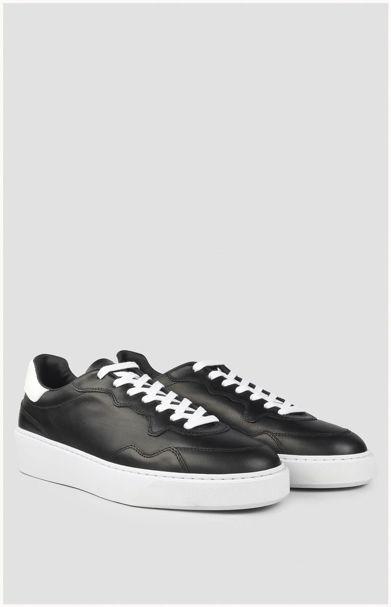 OTIS CUIR NOIR BLANC — photo 2