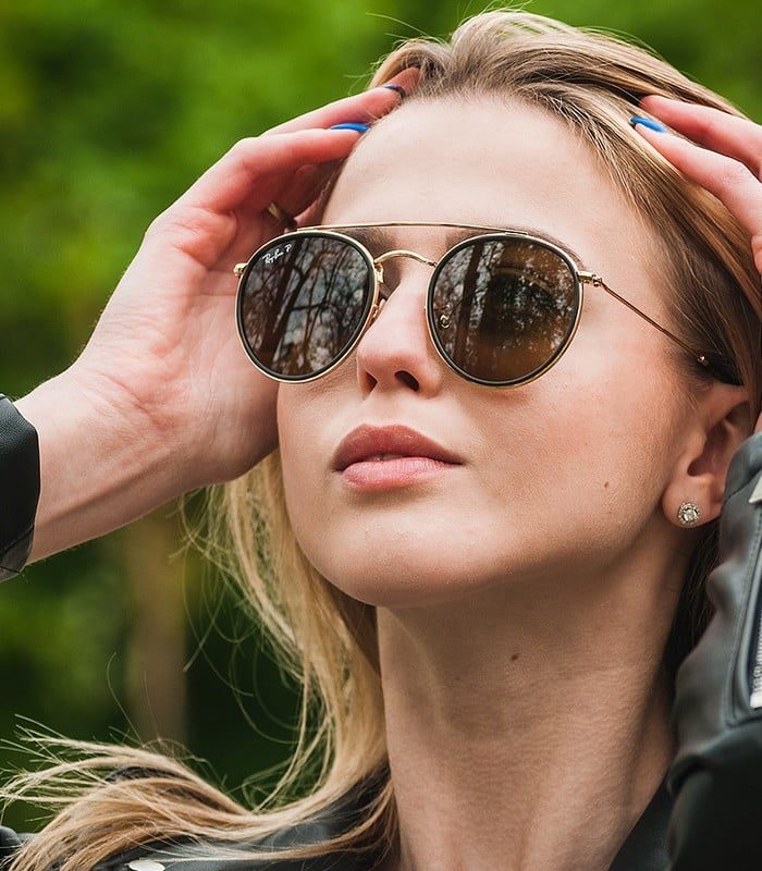 Lunette de Soleil Ray-Ban Round Double Bridge RB3647N 001/57 — photo 3