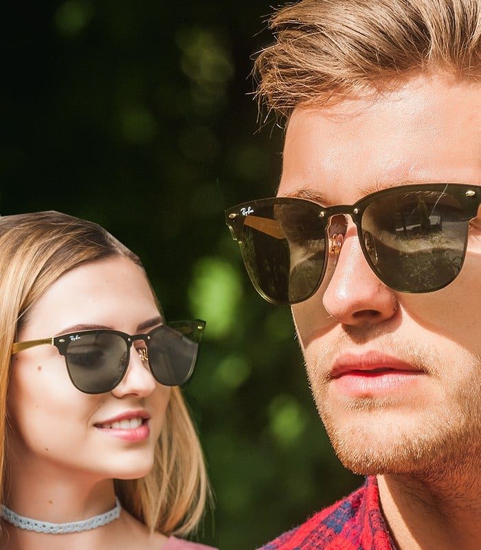 Lunette de Soleil Ray-Ban Blaze Clubmaster RB3576N 043/71 — photo 4