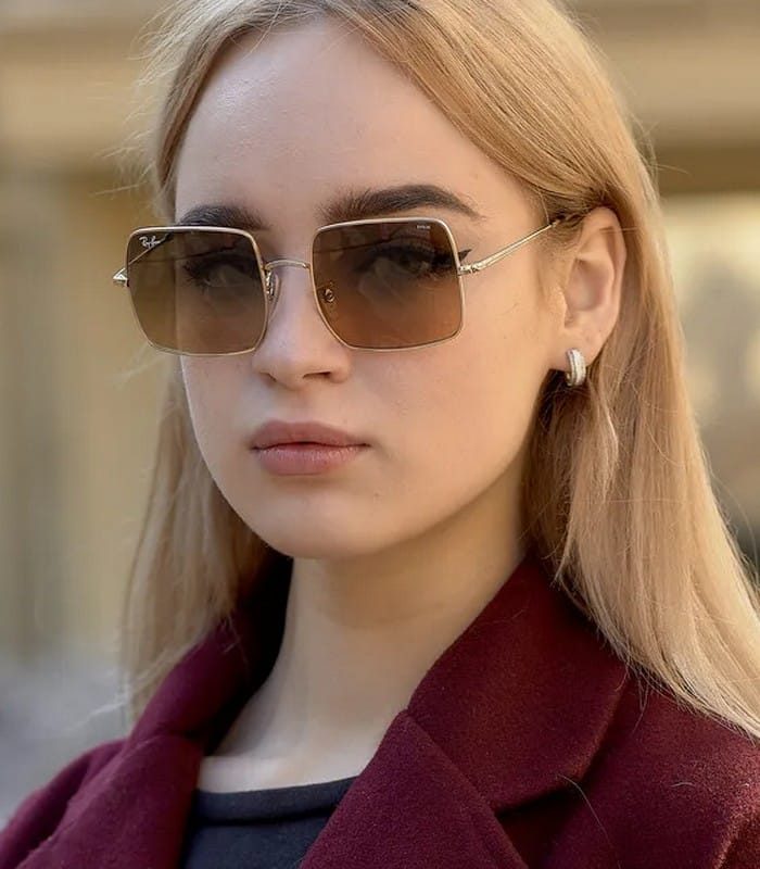 Lunette de Soleil Femme Ray-Ban SQUARE RB1971 9147/51 — photo 3