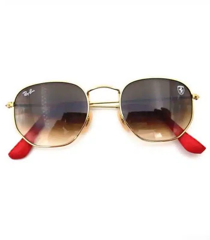 Lunette de Soleil Ray-Ban Scuderia Ferrari RB3548NF Brown Red — photo 2