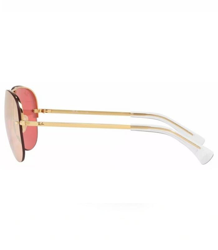 Lunette de Soleil Femme Ray-Ban Aviator RB3449 001/E4 Rose — photo 2