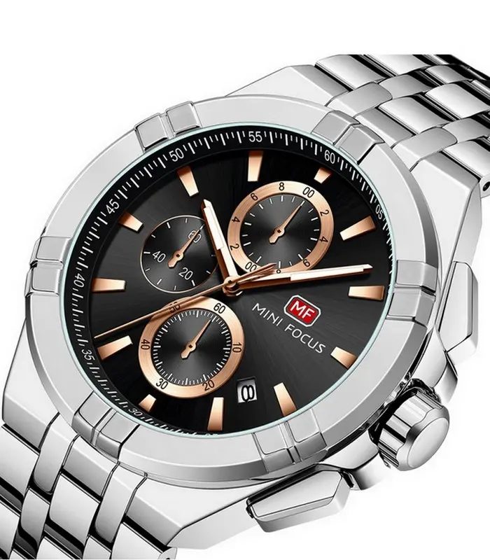 Montre Homme Mini Focus Chronograph MF0471G Fond Noir — photo 3