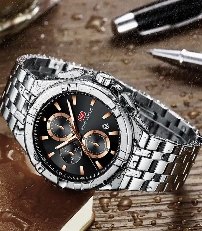 Montre Homme Mini Focus Chronograph MF0471G Fond Noir — photo 4