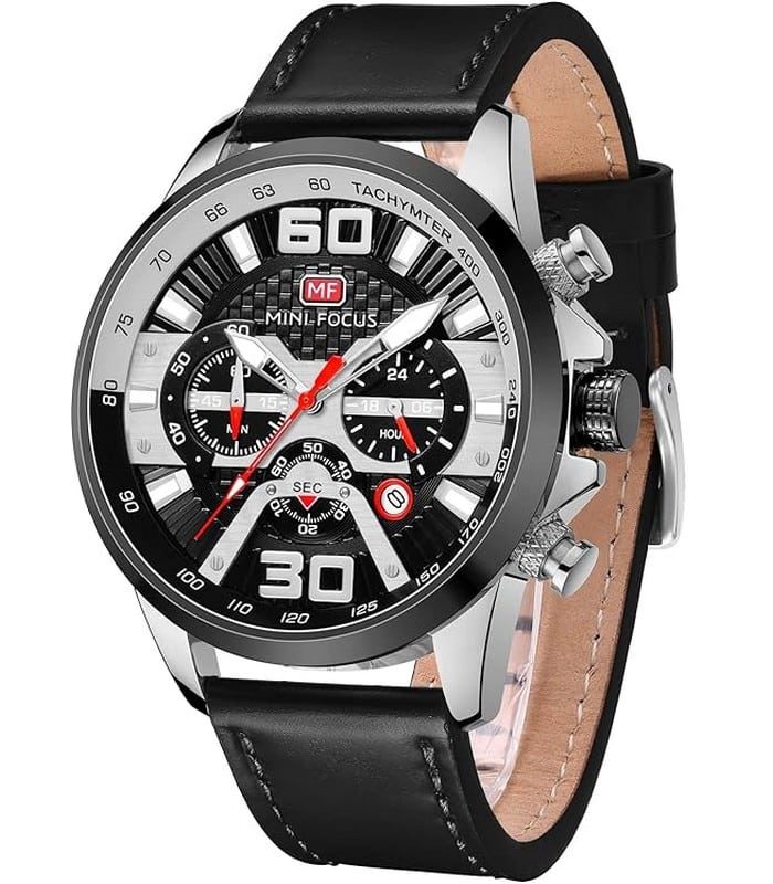 Montre Homme Mini Focus Leather MF0336G Noir — photo 2