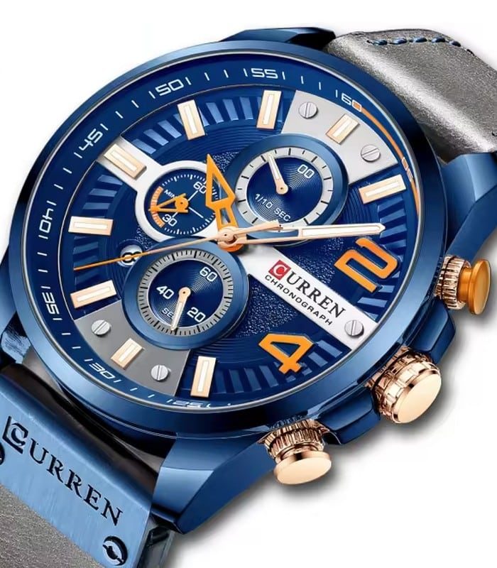 Montre Homme Curren Chronograph 8393 Gris — photo 2
