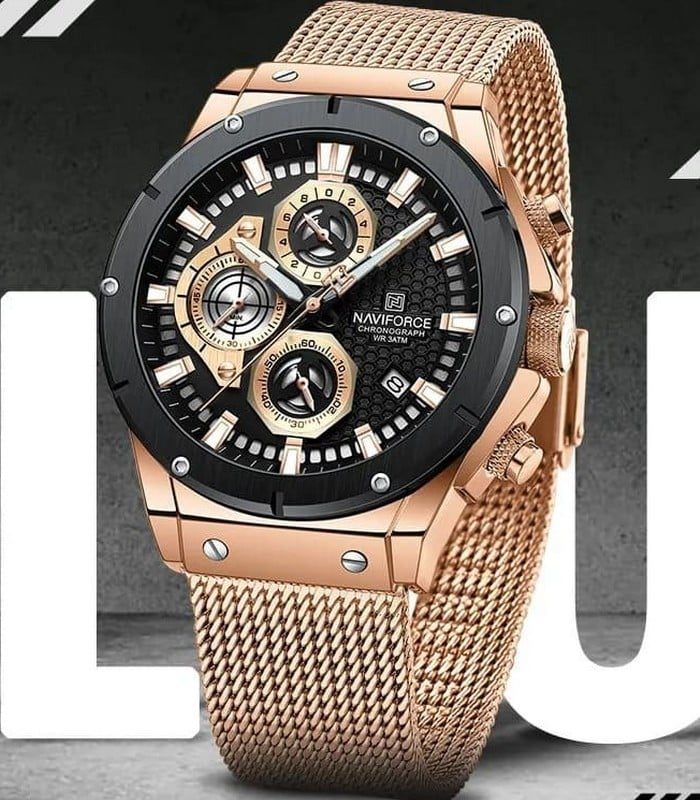 Montre Homme Naviforce NF8027 Rosé — photo 3