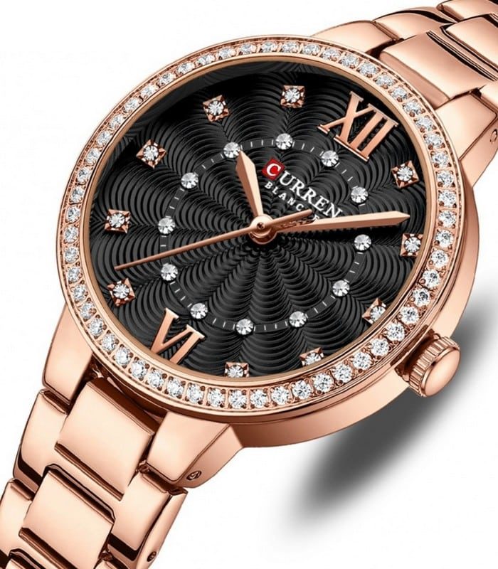 Montre Femme Curren 9085 Fond Noir — photo 2