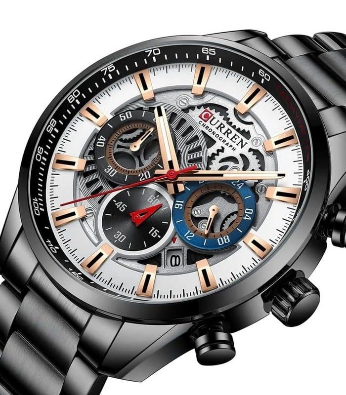 Montre Homme Curren Chronographe 8391 Noir — photo 2