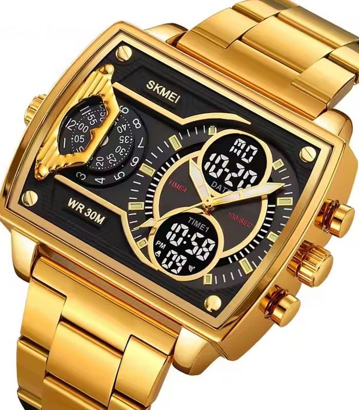 Montre Homme Skmei 2229 Doré — photo 2