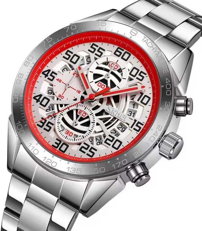 Montre Homme Skmei 9338 Fond Blanc — photo 2